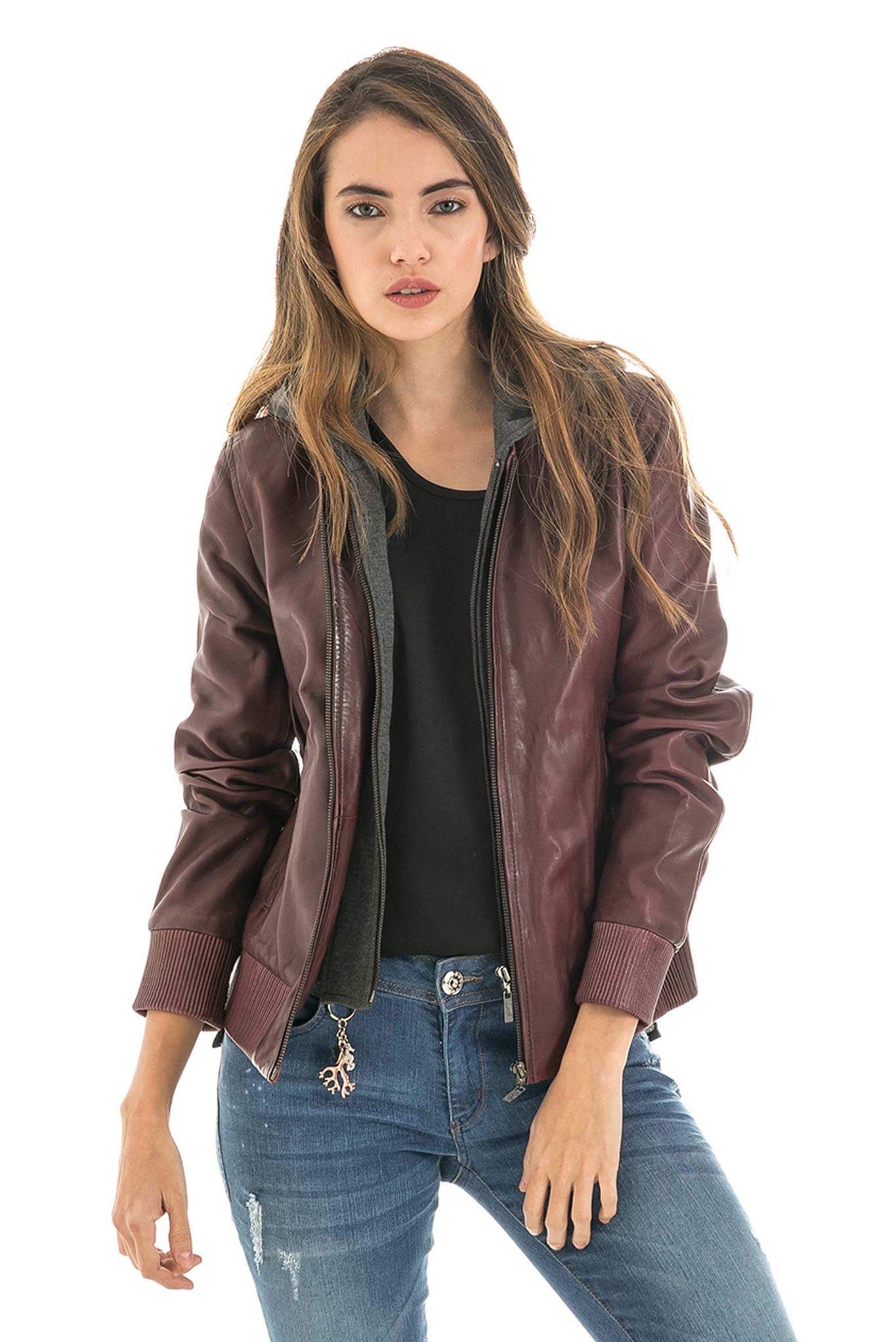 Chaqueta Caption de cuero para mujer| Chaquetas | Vélez - Velez-18