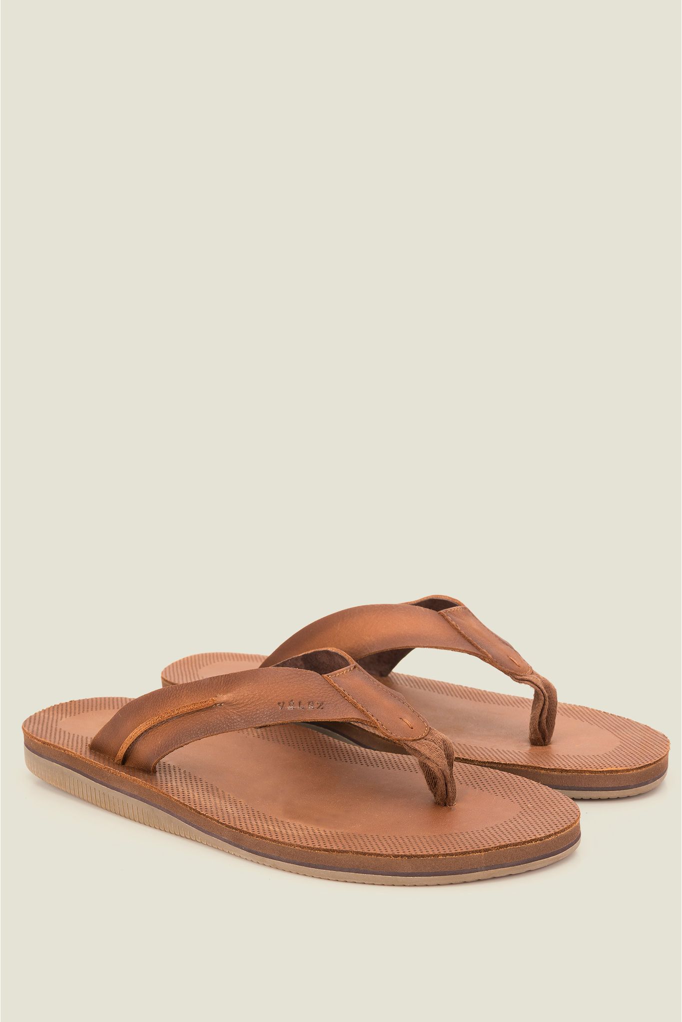 sandalias de cuero hombre