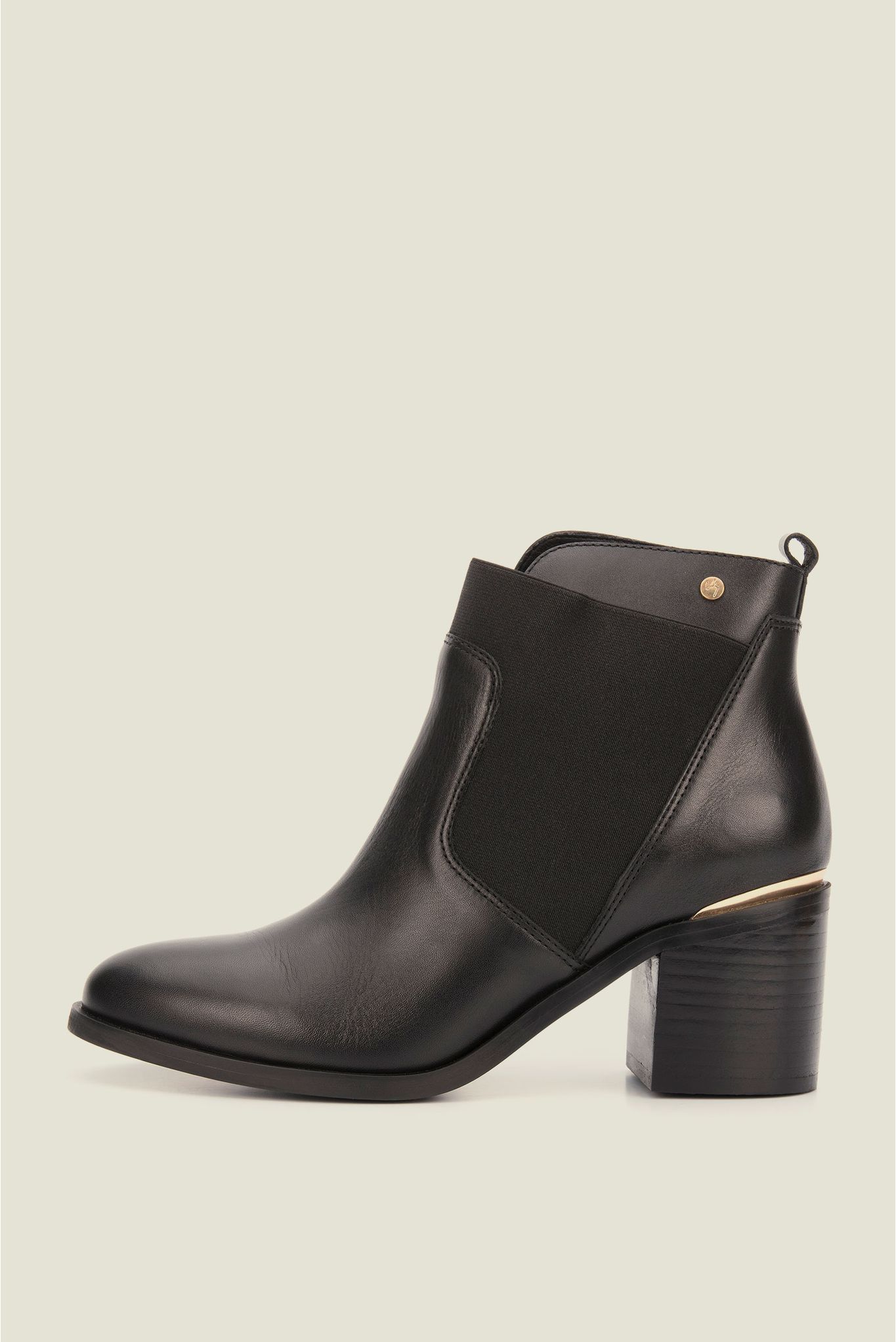 botines cuero mujer